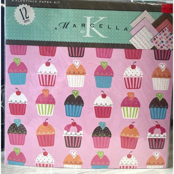 Valentines Paper Kit Acid Lignin Free Crafting Scrapbooking Supplies - Picture 1 of 7